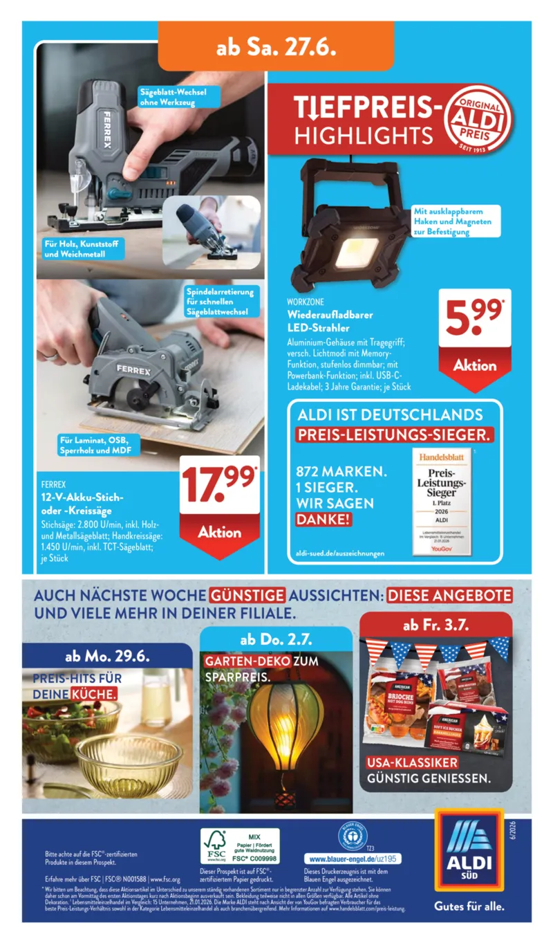 ALDI SÜD Prospekt vom 22.06.2026, Seite 25