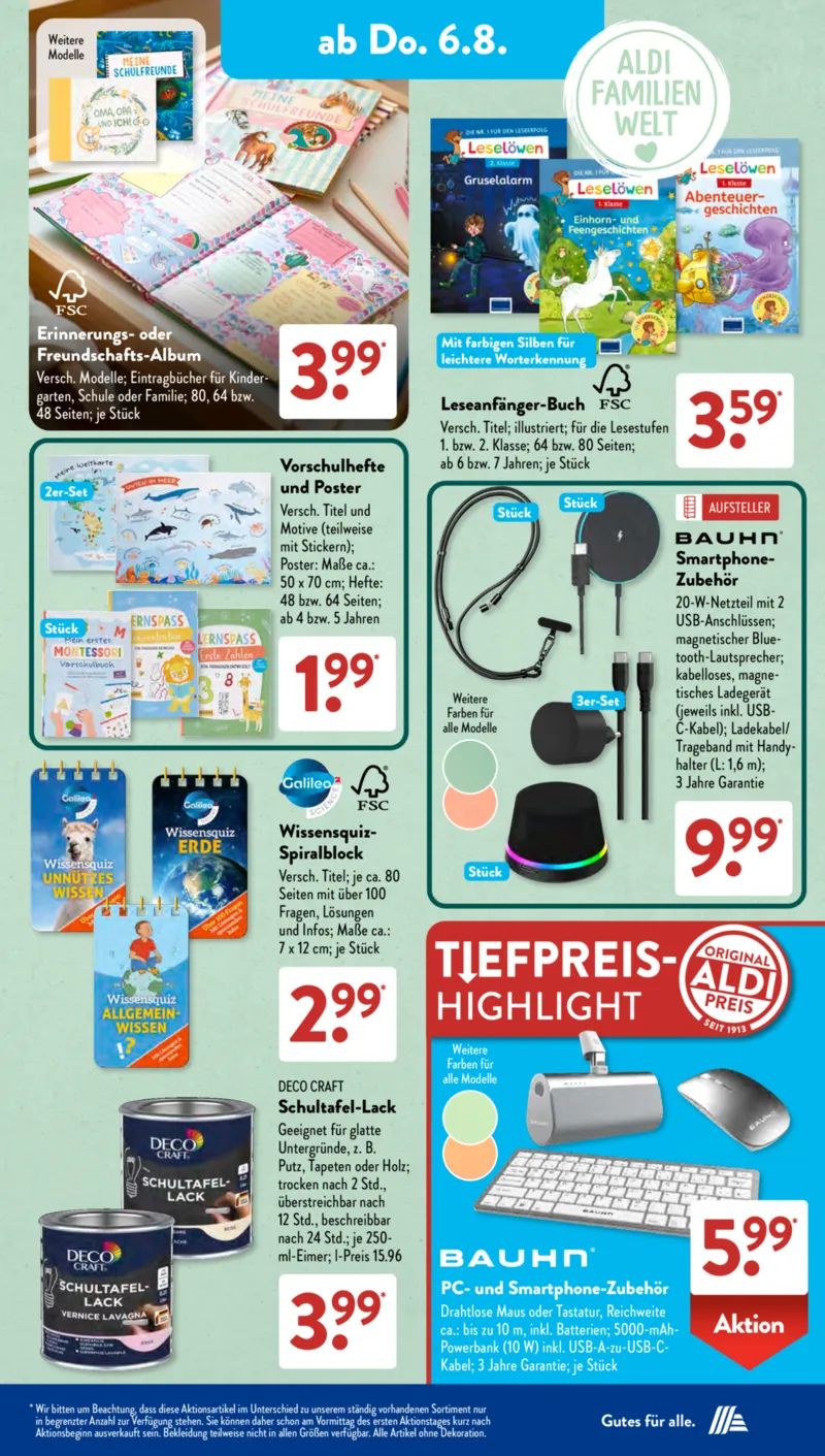 ALDI SÜD Prospekt vom 03.08.2026, Seite 16