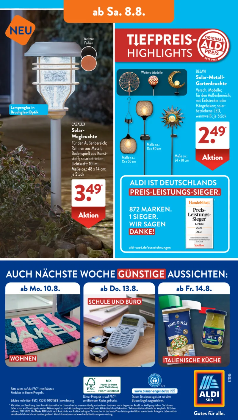 ALDI SÜD Prospekt vom 03.08.2026, Seite 25