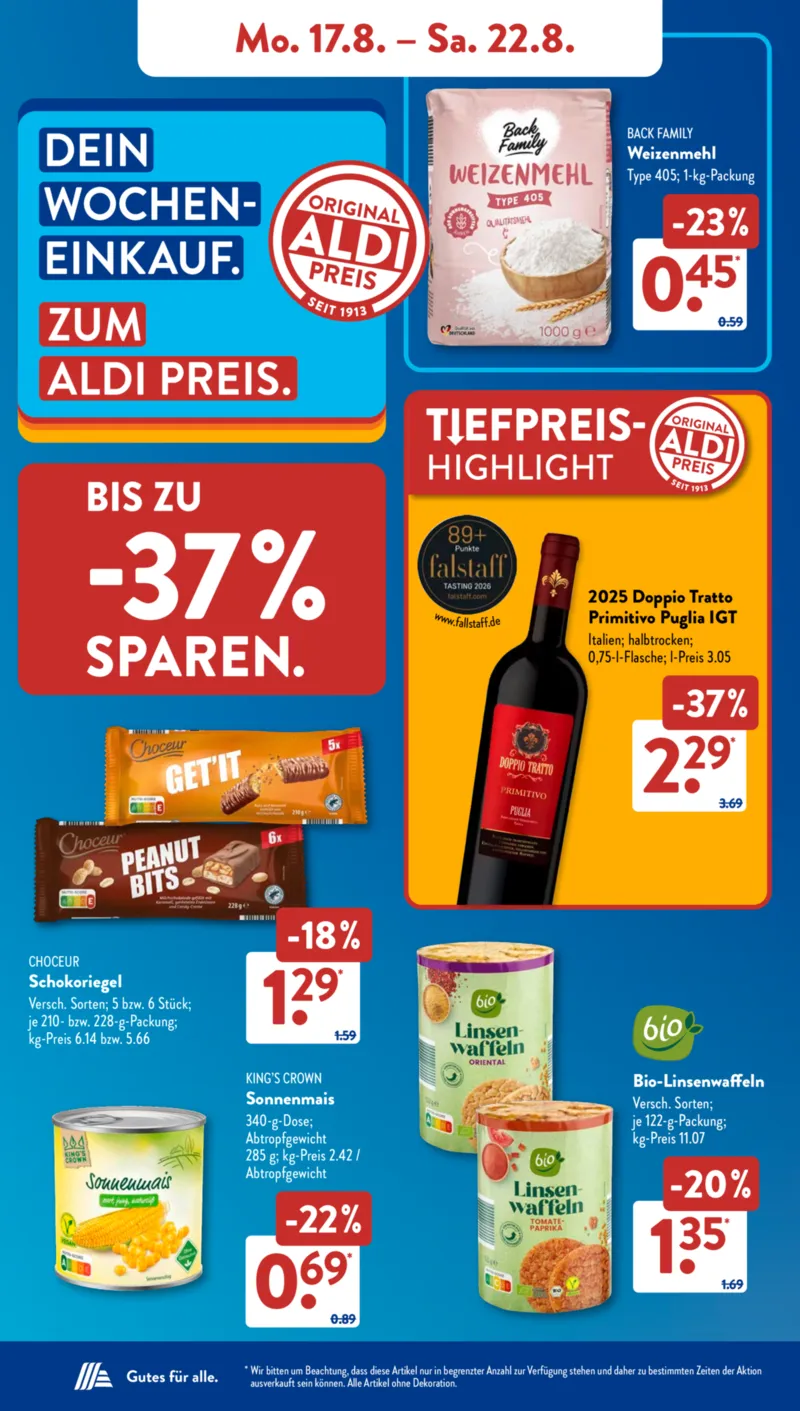 ALDI SÜD Prospekt vom 17.08.2026, Seite 9