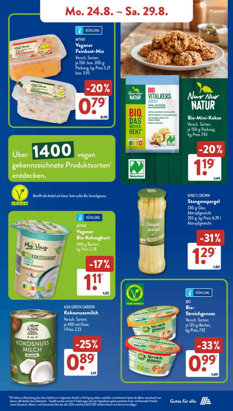 ALDI SÜD Prospekt vom 24.08.2026, Seite 8