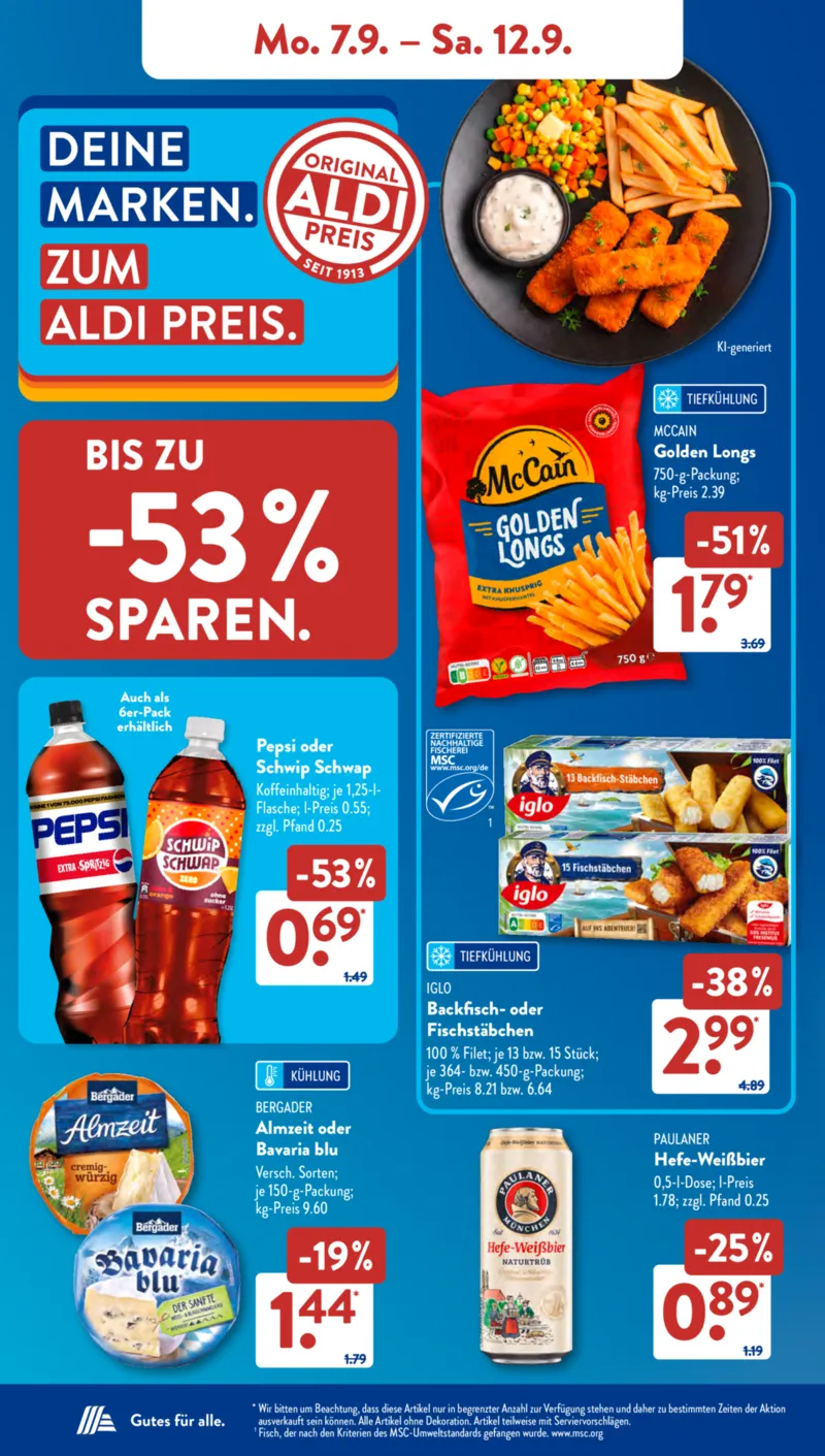 ALDI SÜD Prospekt vom 07.09.2026, Seite 9