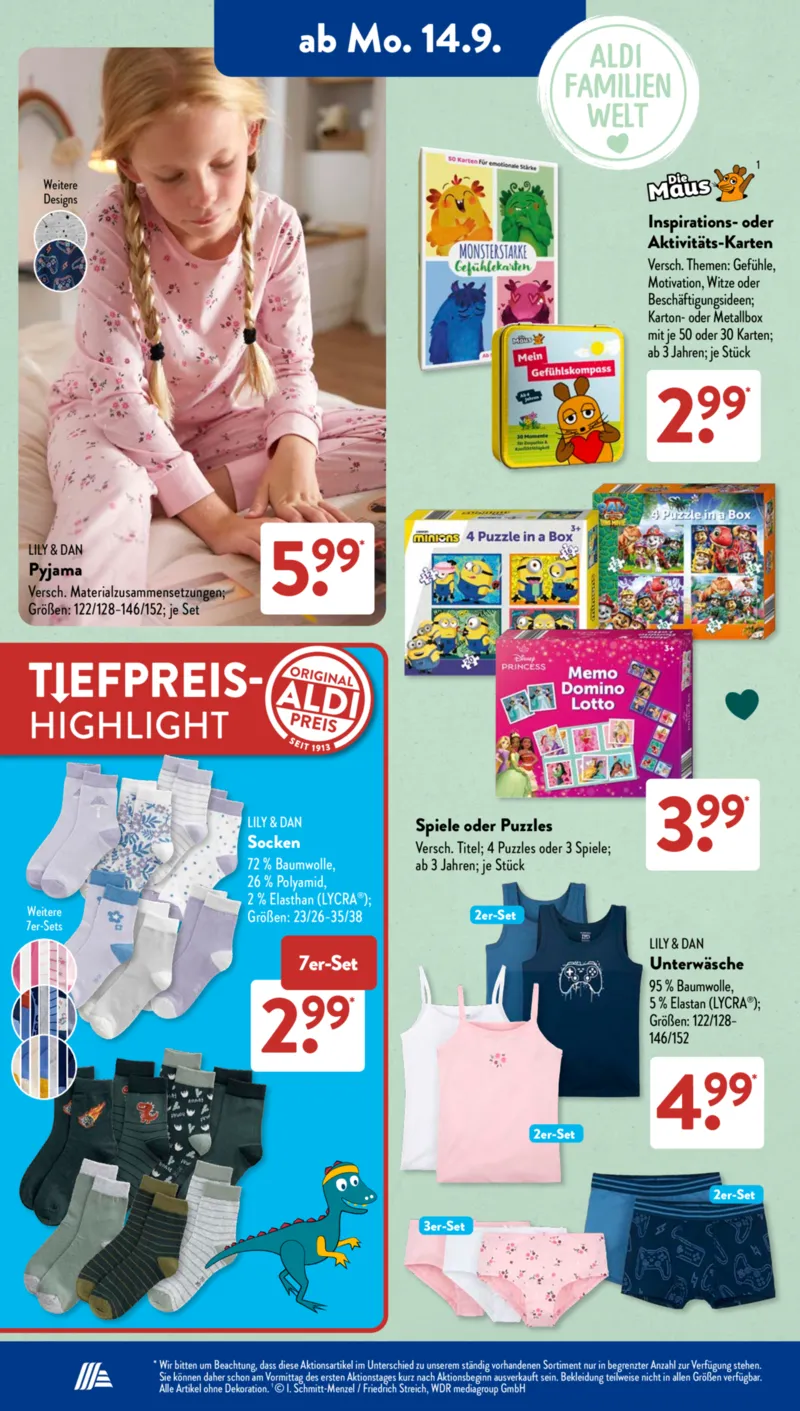 ALDI SÜD Prospekt vom 14.09.2026, Seite 13