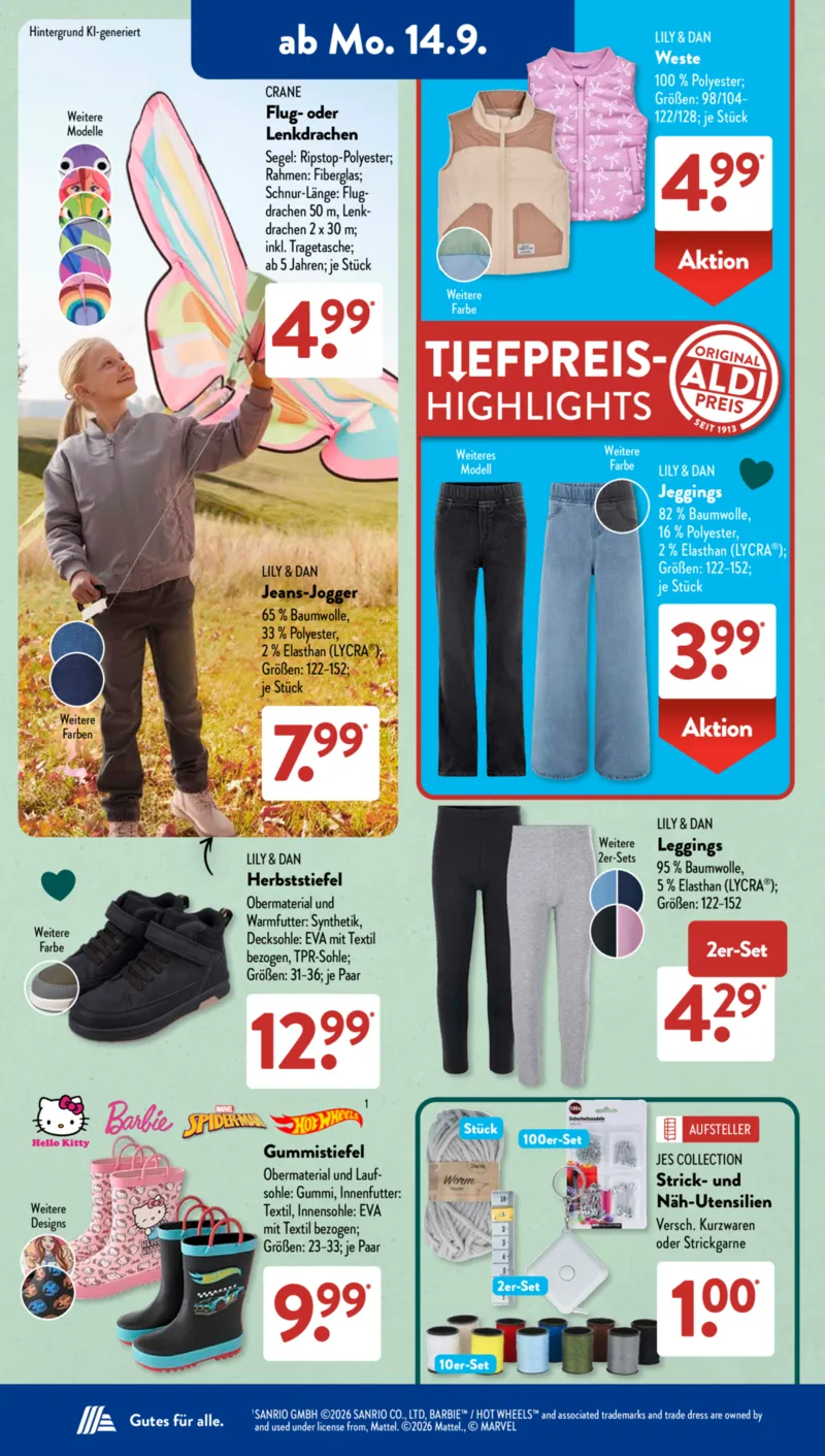 ALDI SÜD Prospekt vom 14.09.2026, Seite 15