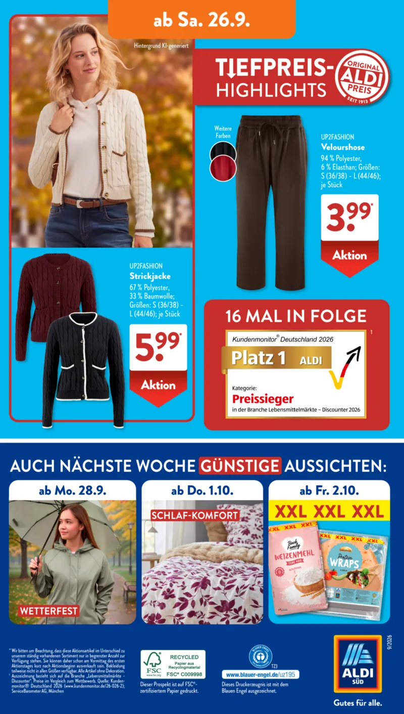 ALDI SÜD Prospekt vom 21.09.2026, Seite 25