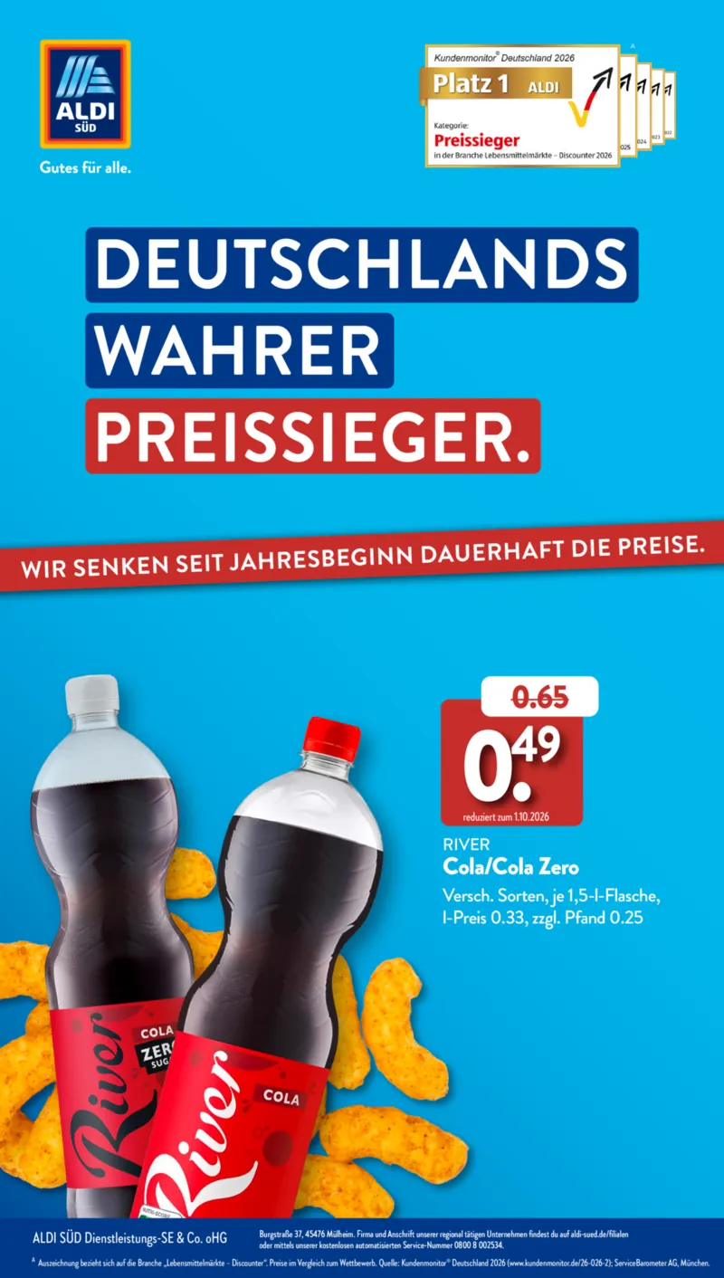 ALDI SÜD Prospekt vom 04.10.2026, Seite 1
