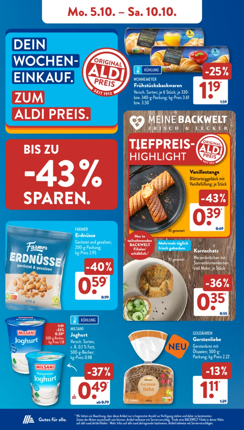 ALDI SÜD Prospekt vom 05.10.2026, Seite 7