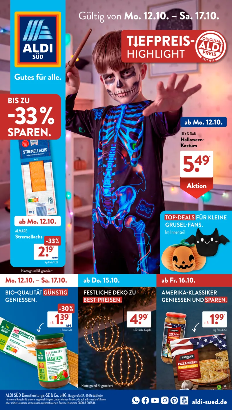 ALDI SÜD Prospekt vom 12.10.2026, Seite 1