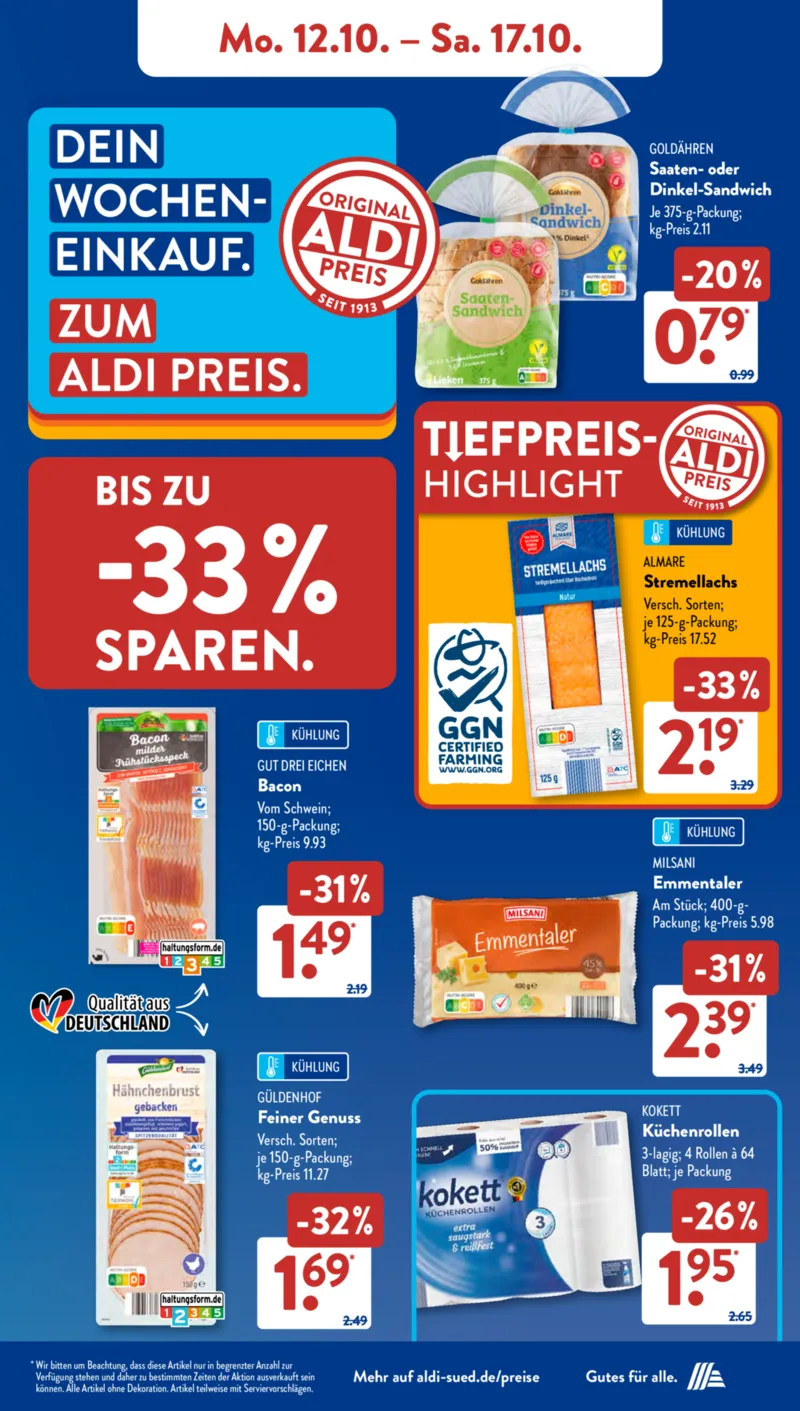 ALDI SÜD Prospekt vom 12.10.2026, Seite 10