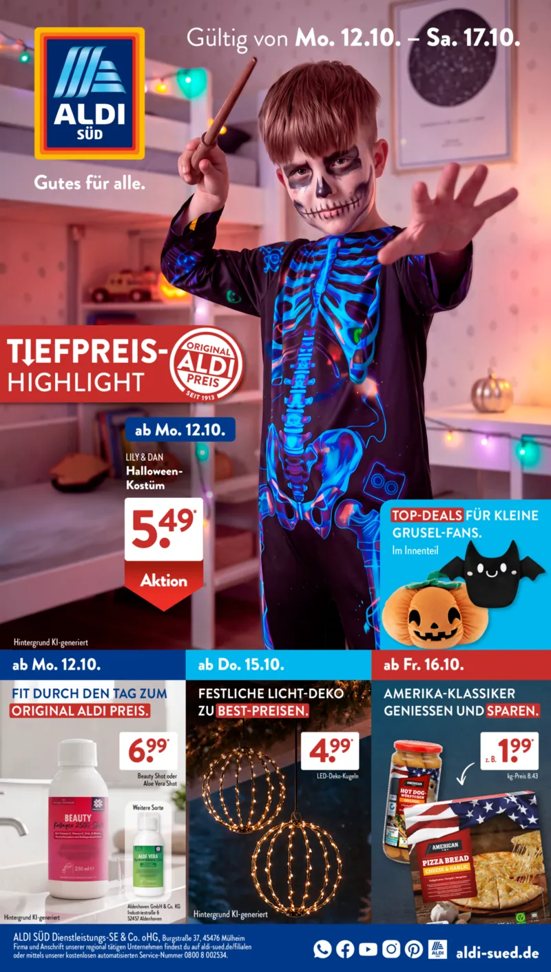 ALDI SÜD Prospekt vom 12.10.2026, Seite 1