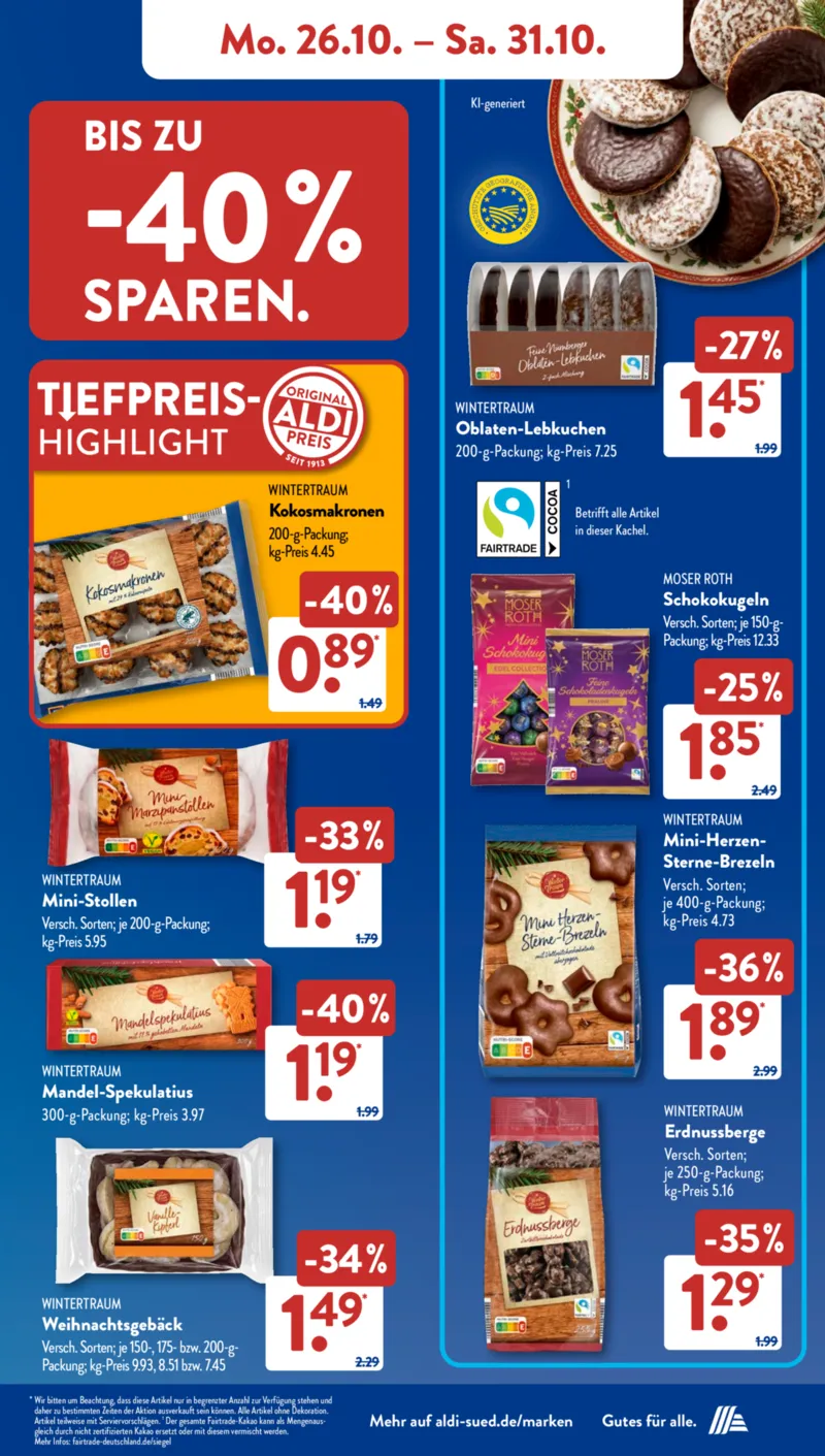 ALDI SÜD Prospekt vom 26.10.2026, Seite 6