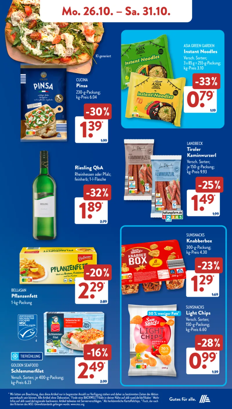 ALDI SÜD Prospekt vom 26.10.2026, Seite 8