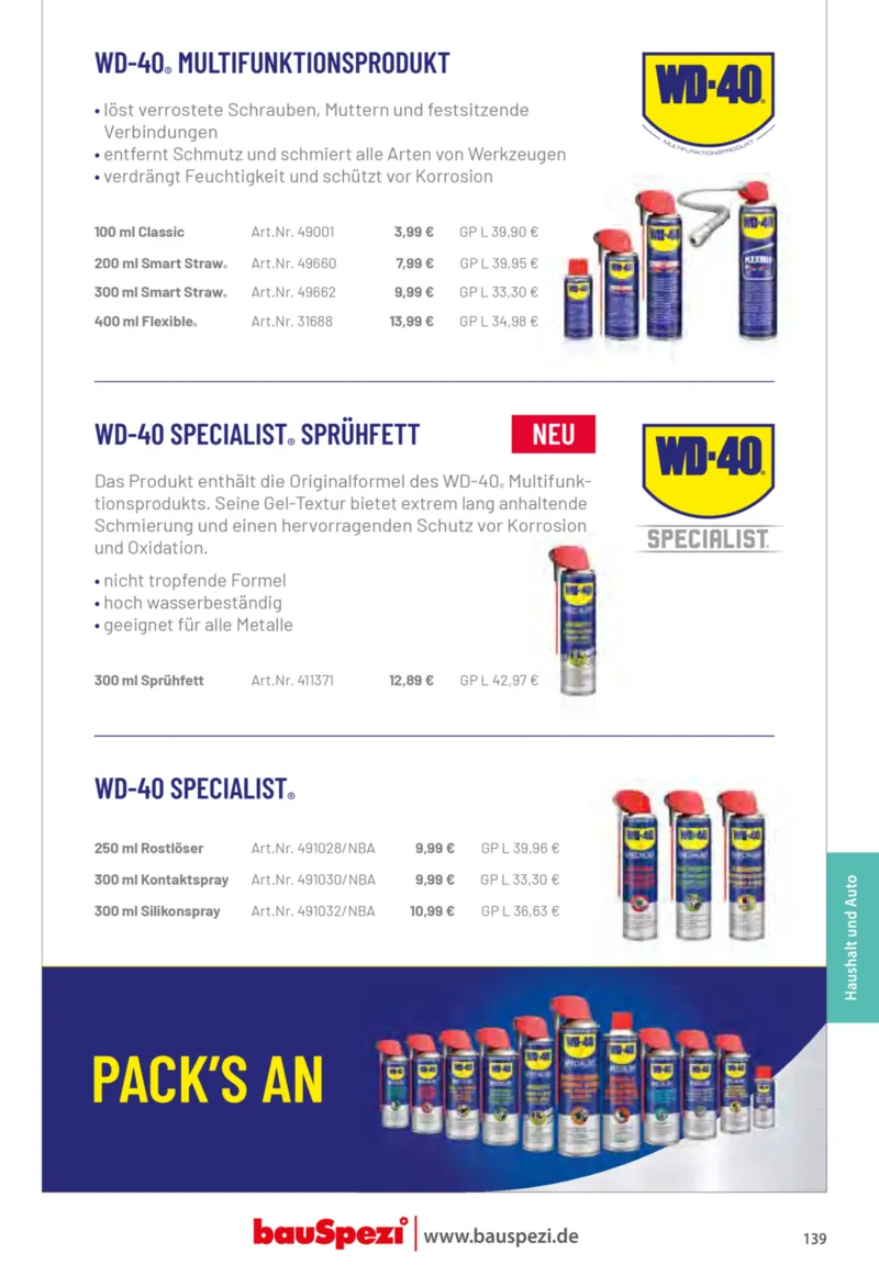 bauSpezi Prospekt vom 01.01.2025, Seite 141 bauSpezi Prospekt vom 01.01.2025, Seite 141