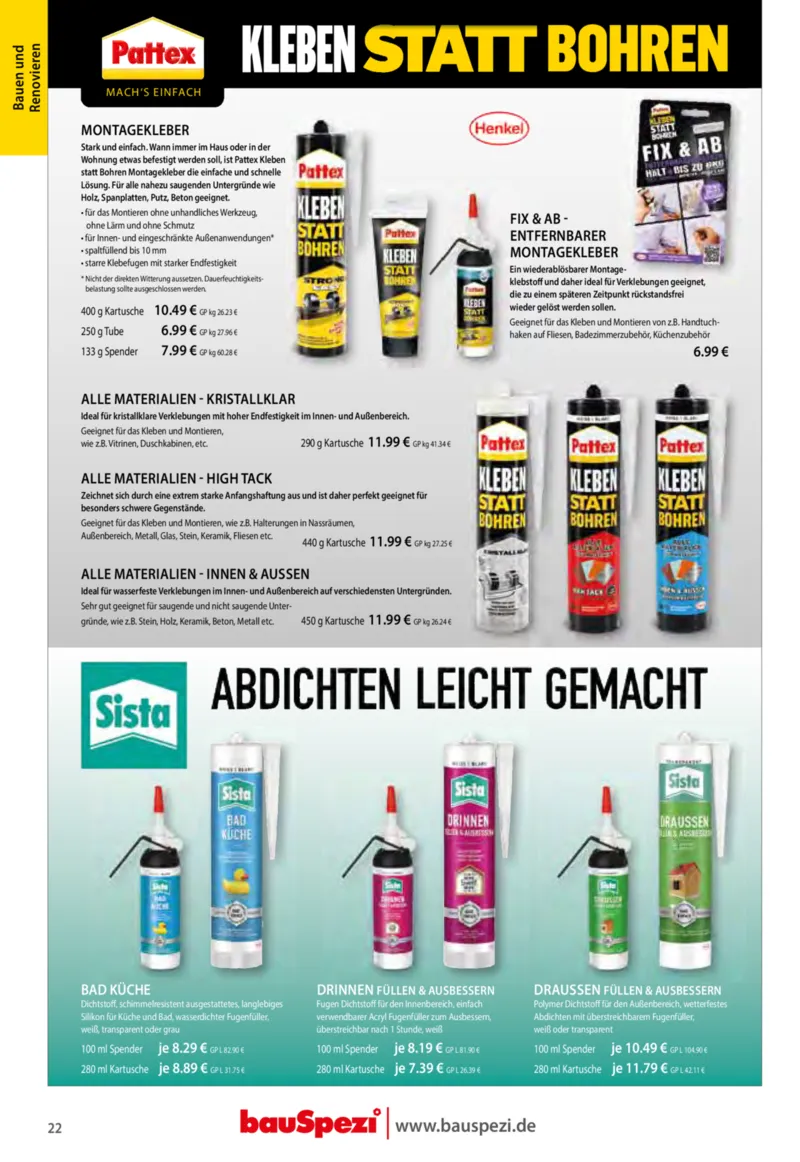 bauSpezi Prospekt vom 01.01.2025, Seite 24 bauSpezi Prospekt vom 01.01.2025, Seite 24