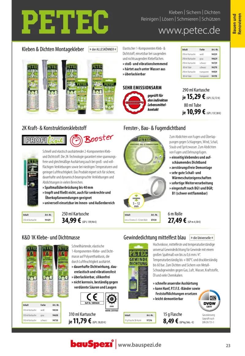 bauSpezi Prospekt vom 01.01.2025, Seite 25 bauSpezi Prospekt vom 01.01.2025, Seite 25
