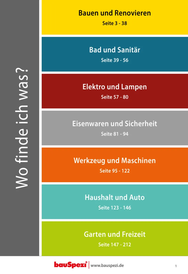 bauSpezi Prospekt vom 01.01.2025, Seite 3 bauSpezi Prospekt vom 01.01.2025, Seite 3