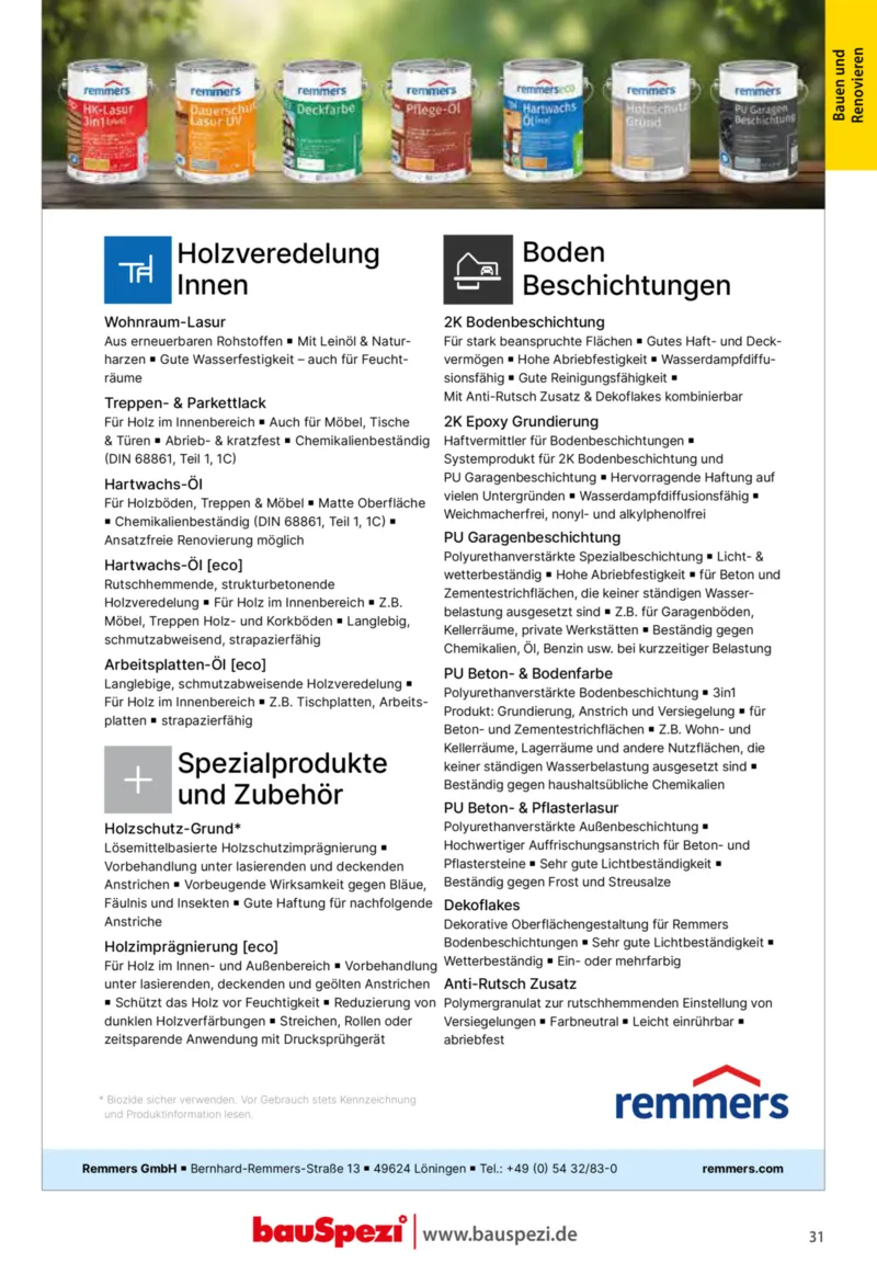 bauSpezi Prospekt vom 01.01.2025, Seite 33 bauSpezi Prospekt vom 01.01.2025, Seite 33