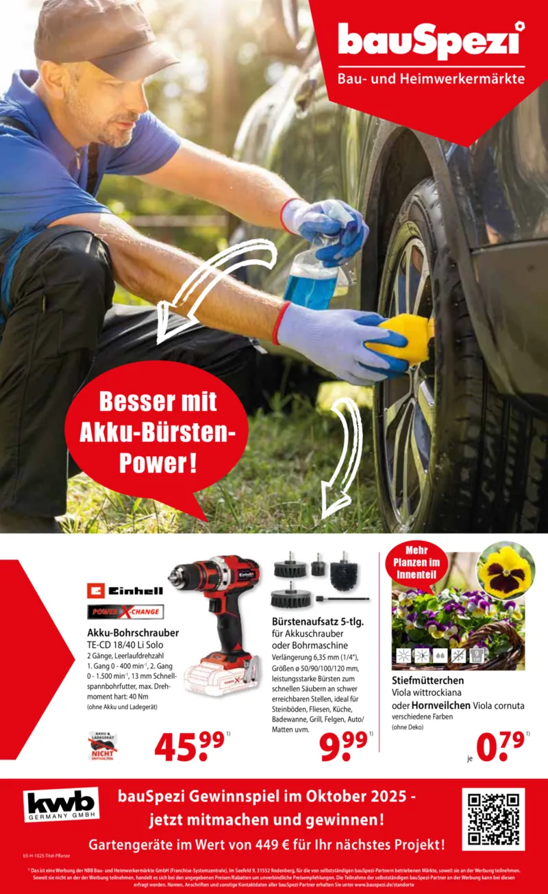 bauSpezi Prospekt vom 01.10.2025, Seite 1 bauSpezi Prospekt vom 01.10.2025, Seite 1