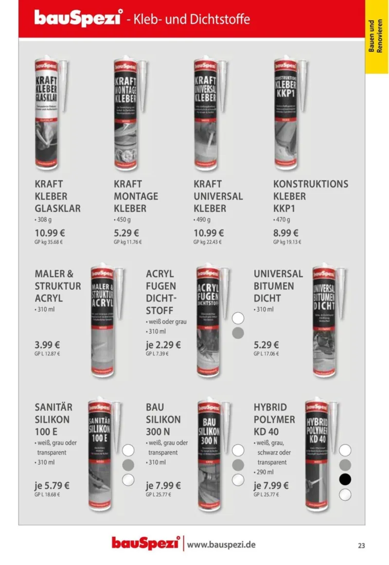 bauSpezi Prospekt vom 15.04.2026, Seite 25