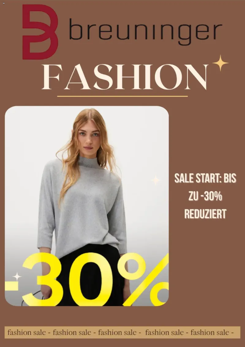 Breuninger Prospekt vom 02.12.2025, Seite 1