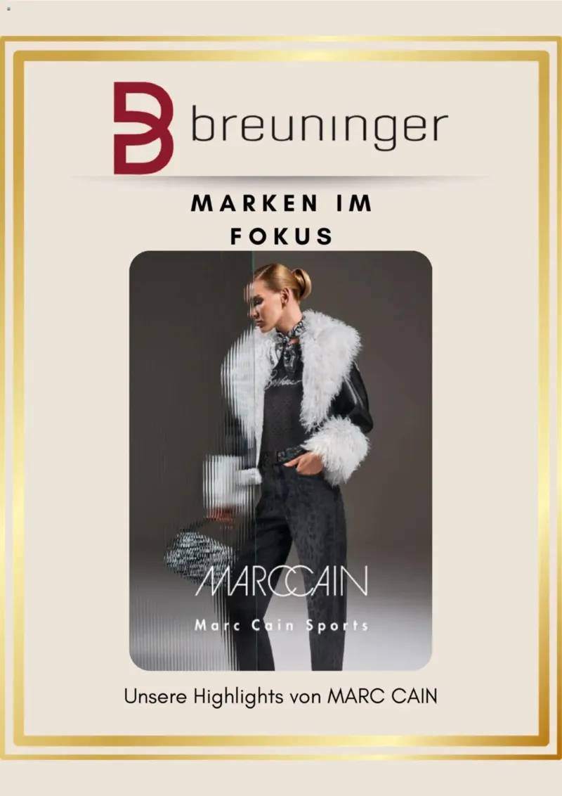 Breuninger Prospekt vom 08.09.2026, Seite 1