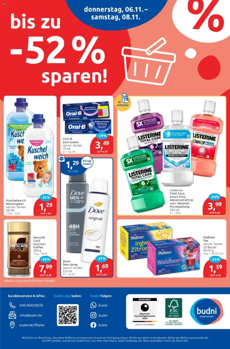 BUDNI Prospekt vom 03.11.2025, Seite 8 BUDNI Prospekt vom 03.11.2025, Seite 8