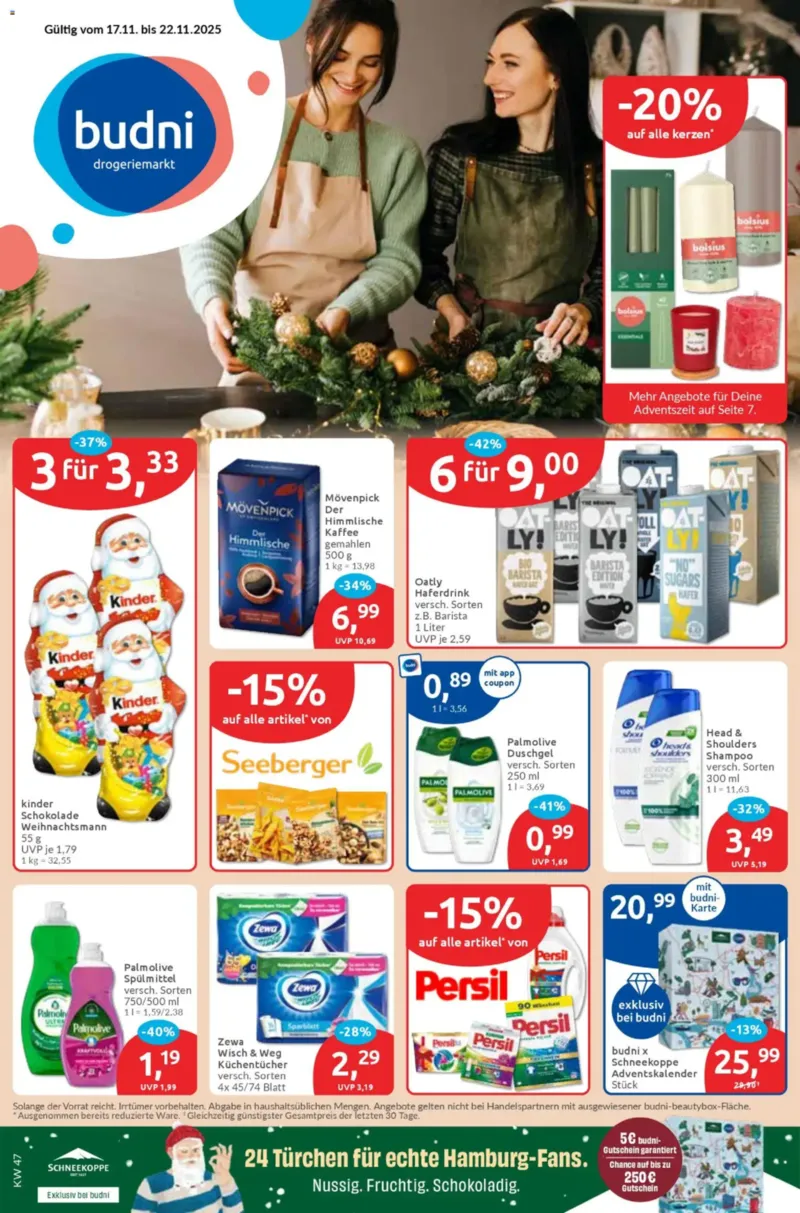 BUDNI Prospekt vom 17.11.2025, Seite 1