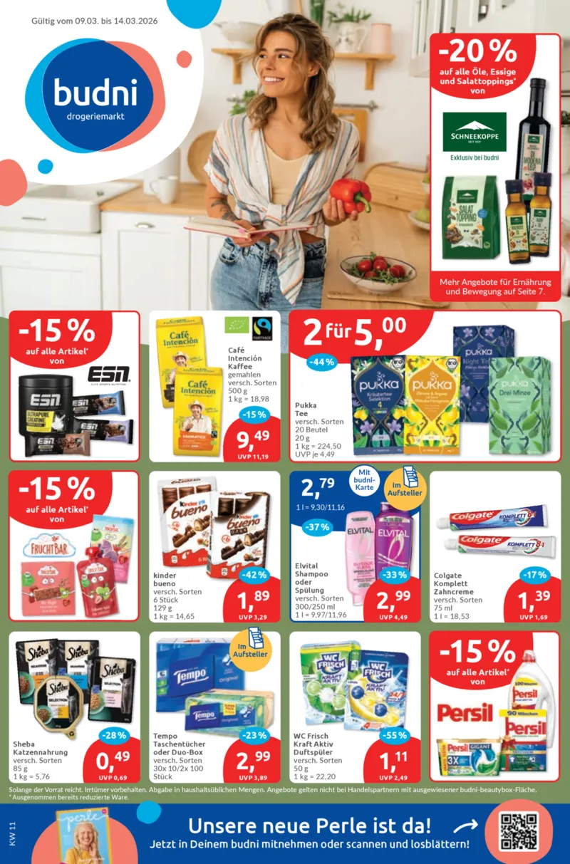 BUDNI Prospekt vom 09.03.2026, Seite 1