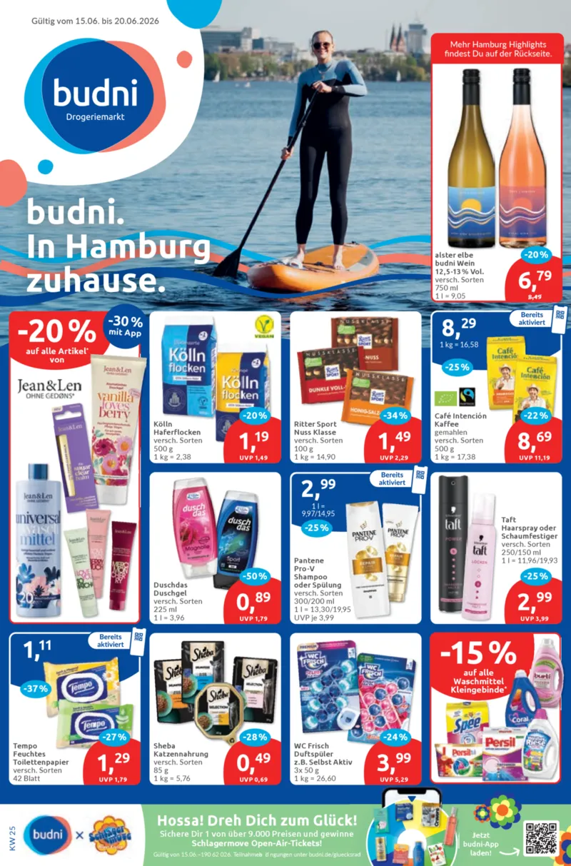 BUDNI Prospekt vom 15.06.2026, Seite 1