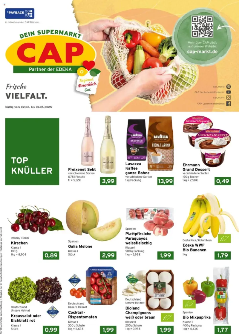 CAP Markt Prospekt vom 02.06.2025, Seite 1