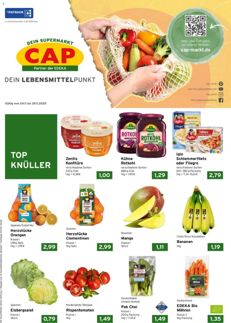 CAP Markt Prospekt vom 24.11.2025, Seite 1