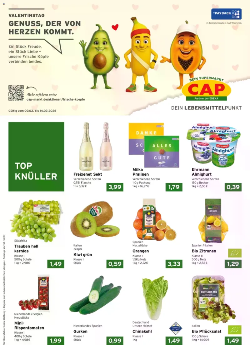 CAP Markt Prospekt vom 09.02.2026, Seite 1