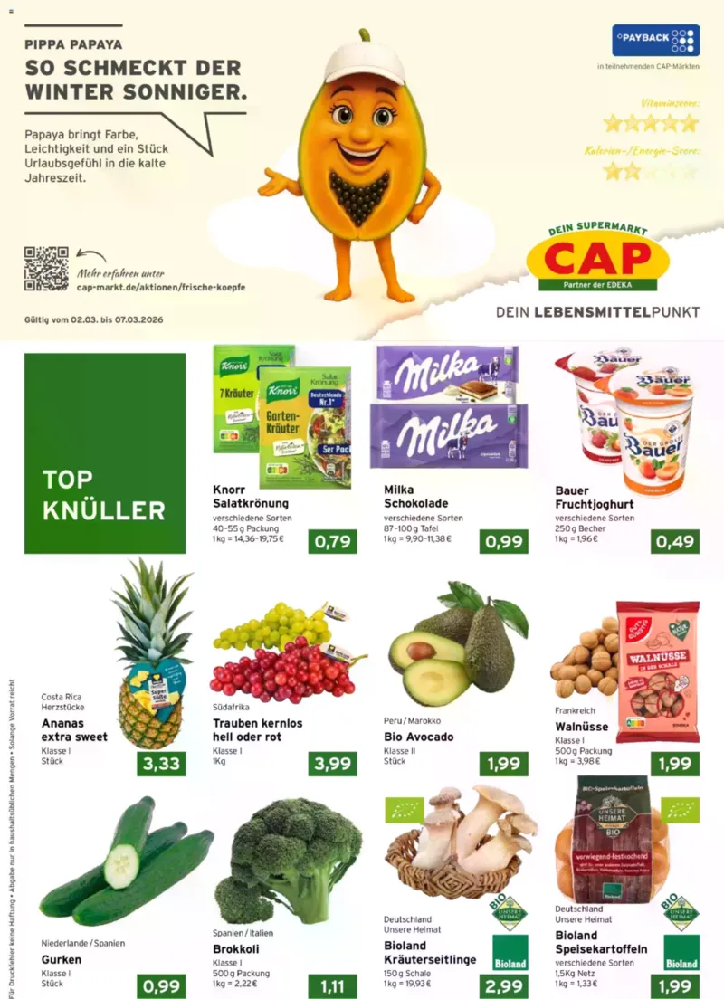 CAP Markt Prospekt vom 02.03.2026, Seite 1