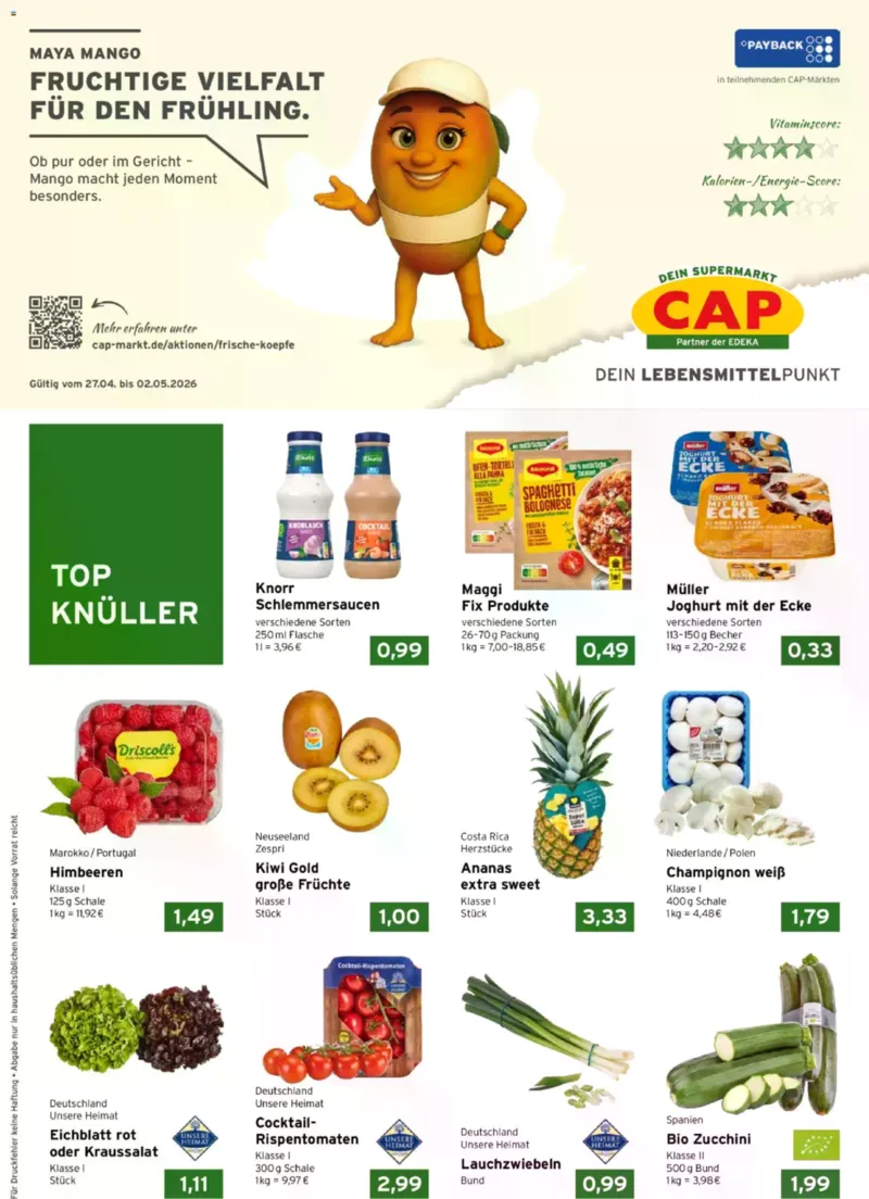 CAP Markt Prospekt vom 27.04.2026, Seite 1