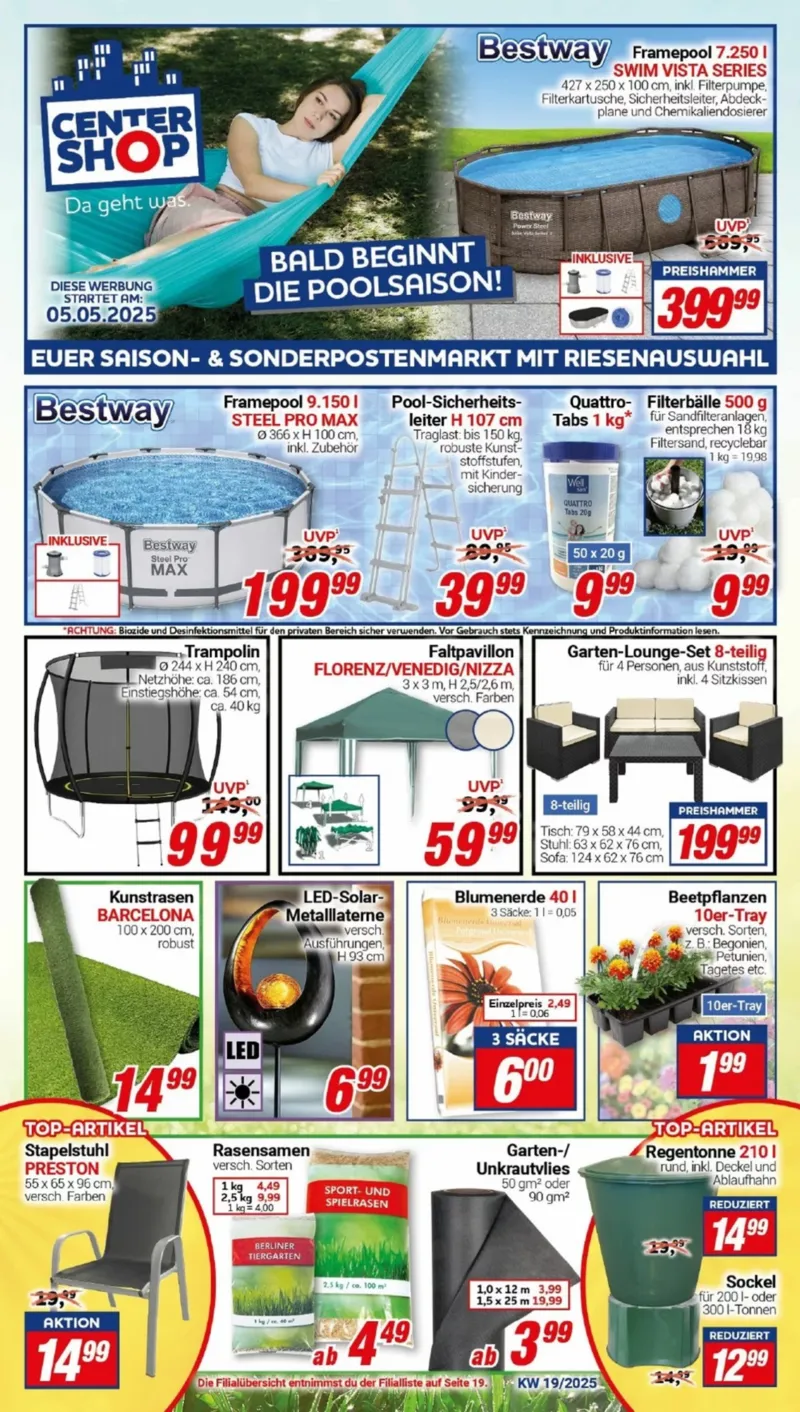 Centershop Prospekt vom 05.05.2025, Seite 1