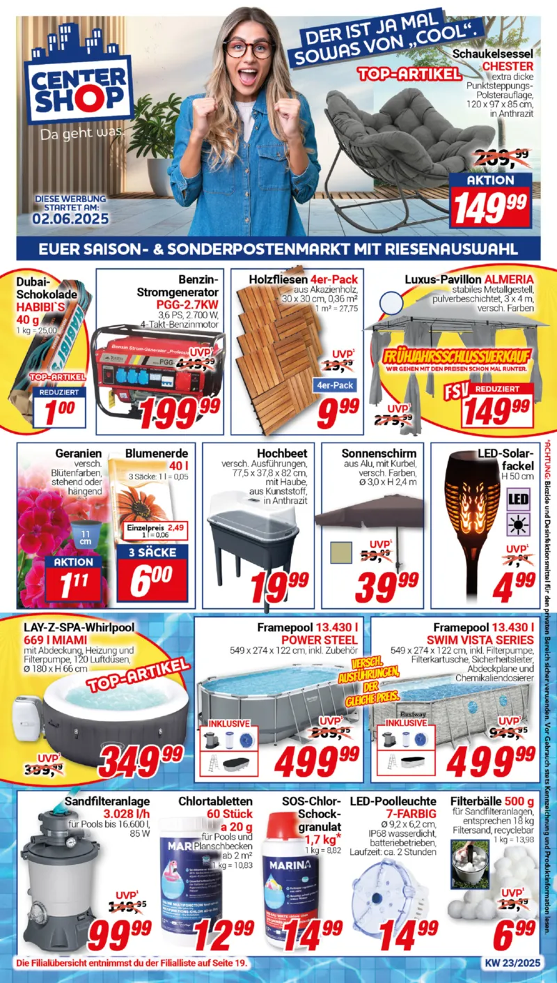 Centershop Prospekt vom 02.06.2025, Seite 1