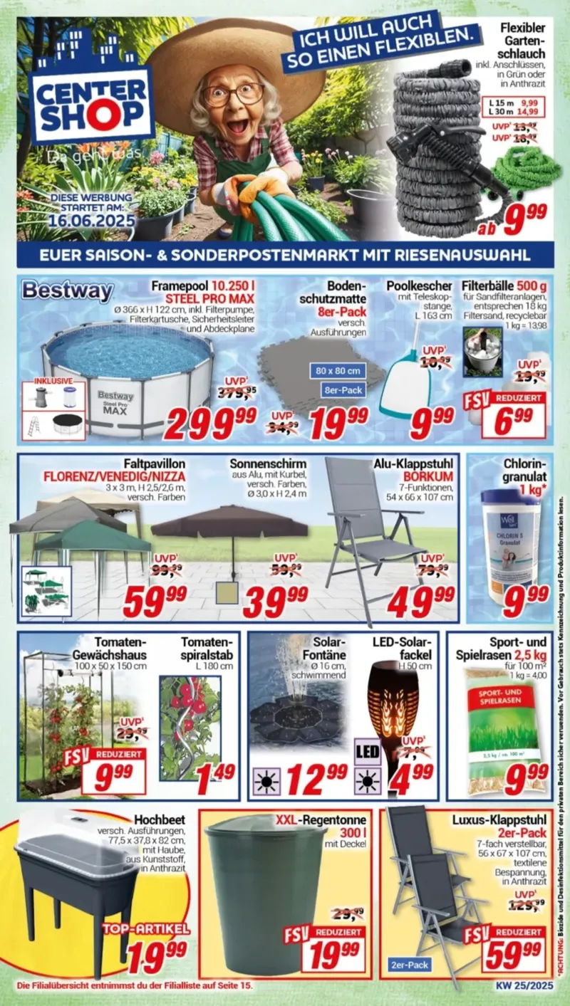 Centershop Prospekt vom 16.06.2025, Seite 1