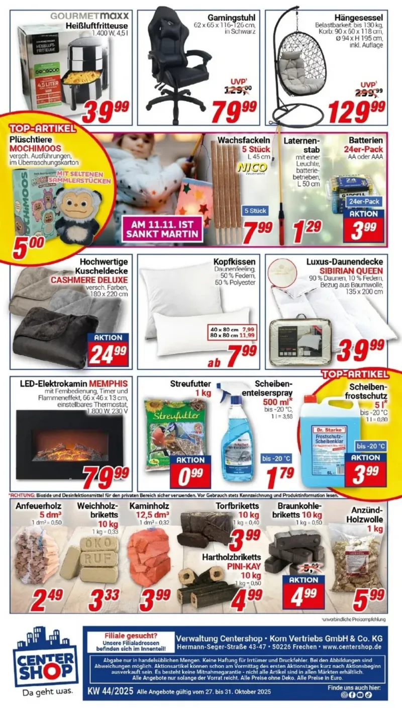 Centershop Prospekt vom 27.10.2025, Seite 20 Centershop Prospekt vom 27.10.2025, Seite 20