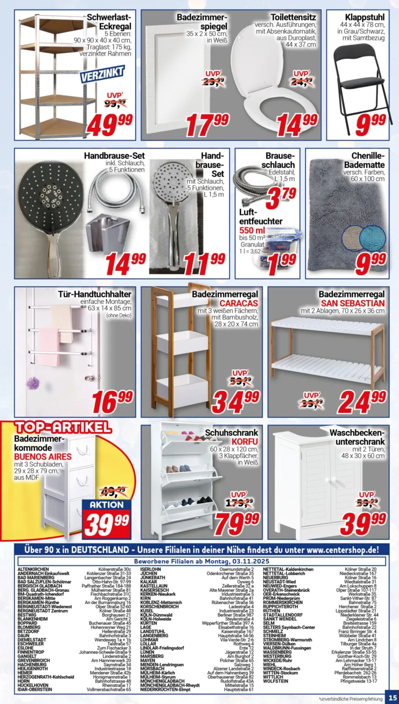 Centershop Prospekt vom 03.11.2025, Seite 15
