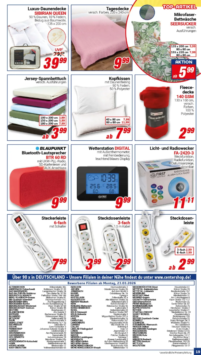 Centershop Prospekt vom 23.03.2026, Seite 19