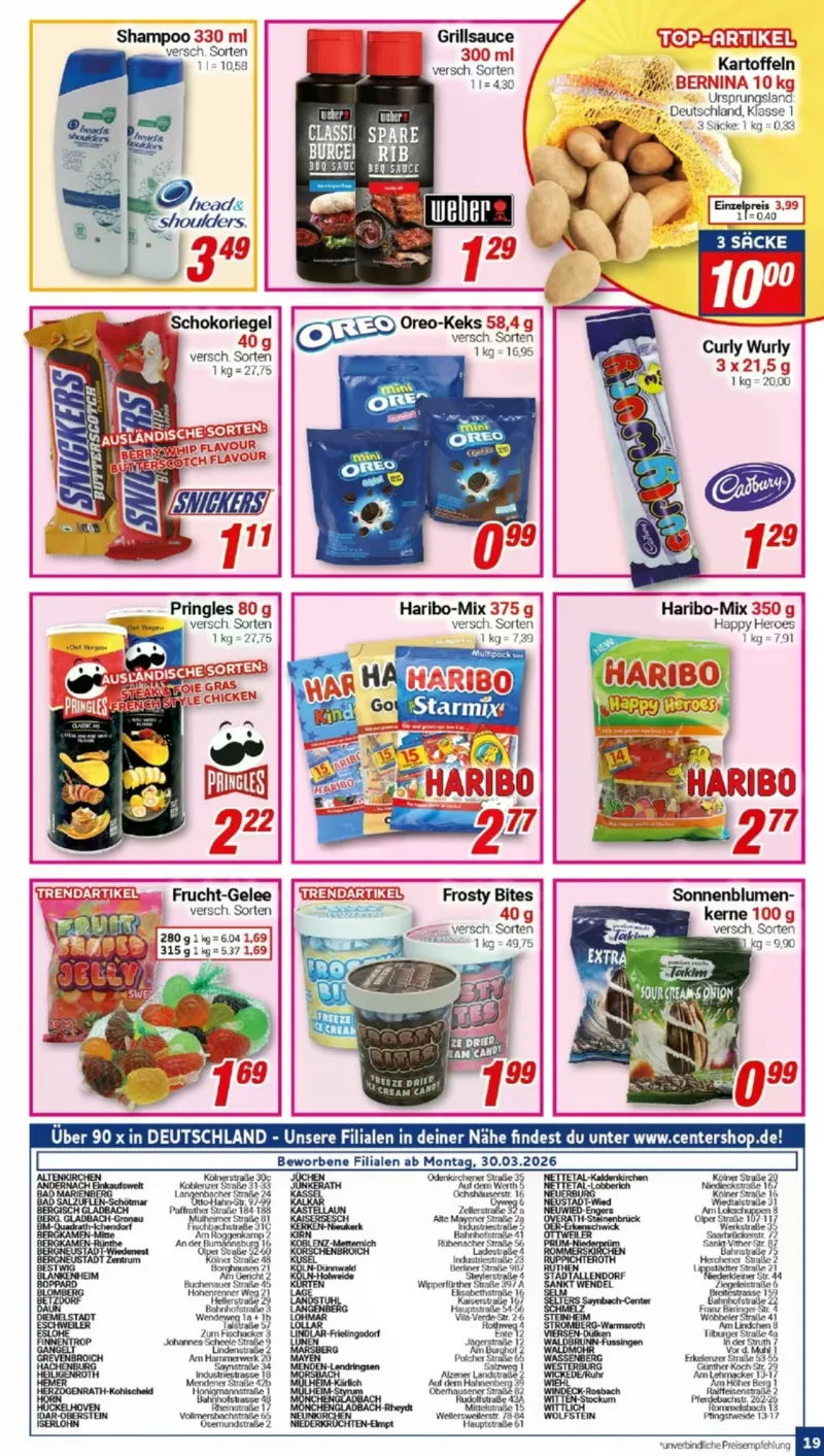 Centershop Prospekt vom 30.03.2026, Seite 19