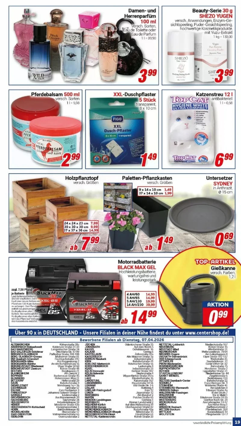 Centershop Prospekt vom 07.04.2026, Seite 19