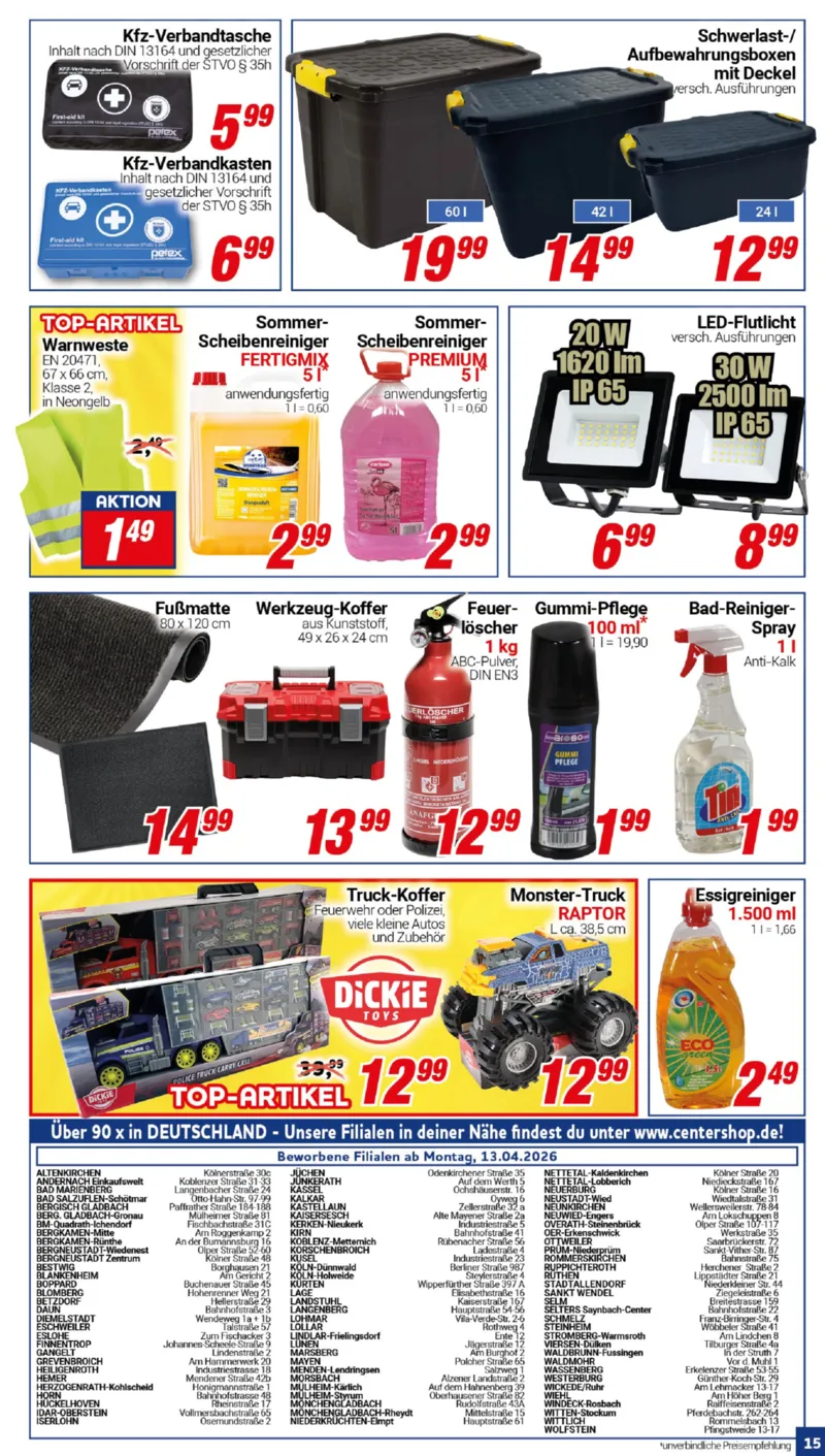 Centershop Prospekt vom 13.04.2026, Seite 15