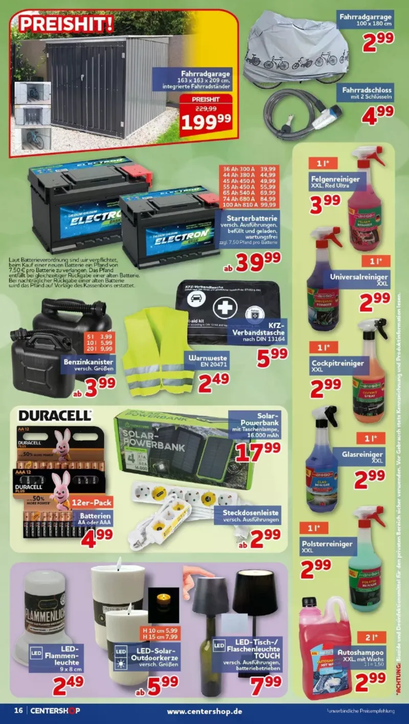 Centershop Prospekt vom 27.04.2026, Seite 16