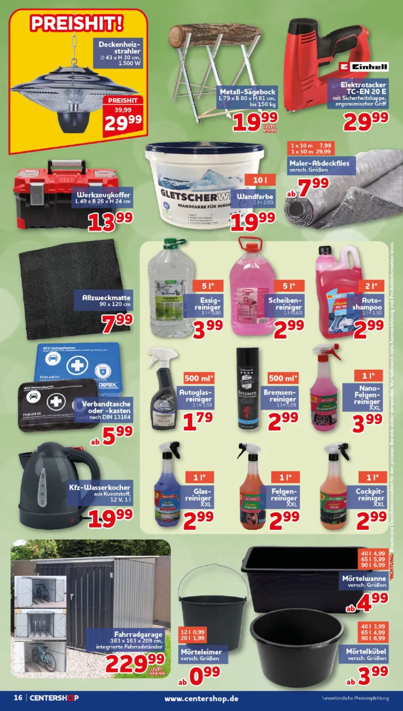 Centershop Prospekt vom 04.05.2026, Seite 16