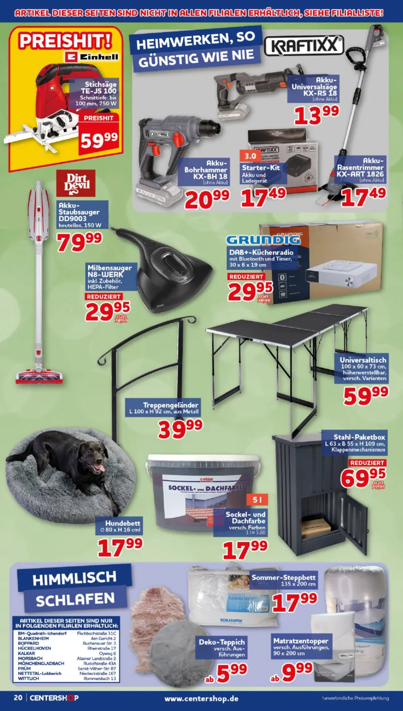 Centershop Prospekt vom 04.05.2026, Seite 20