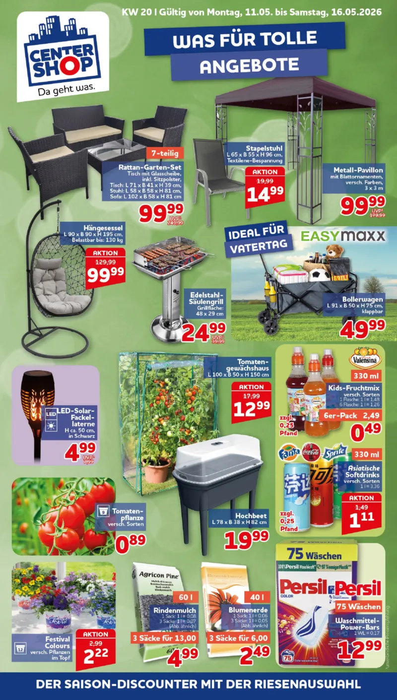 Centershop Prospekt vom 11.05.2026, Seite 1