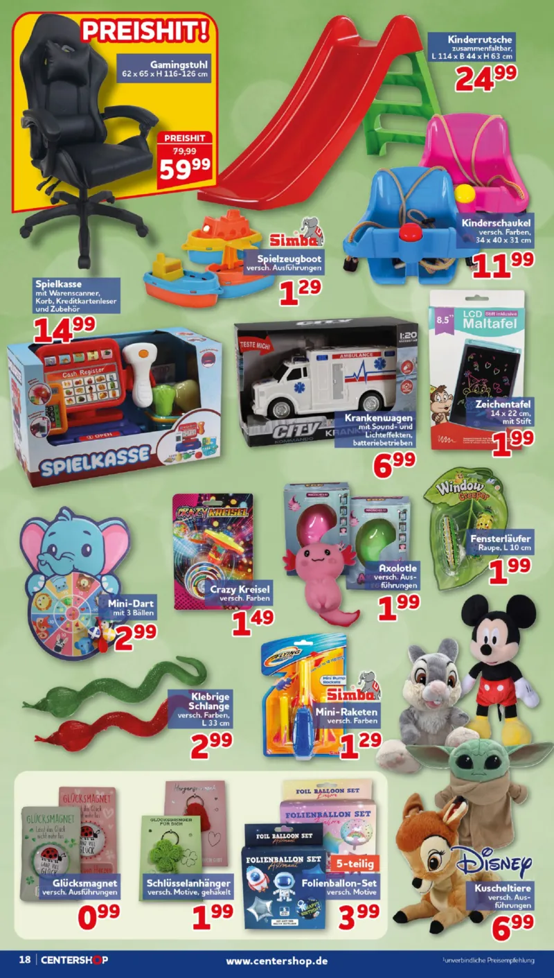 Centershop Prospekt vom 11.05.2026, Seite 18