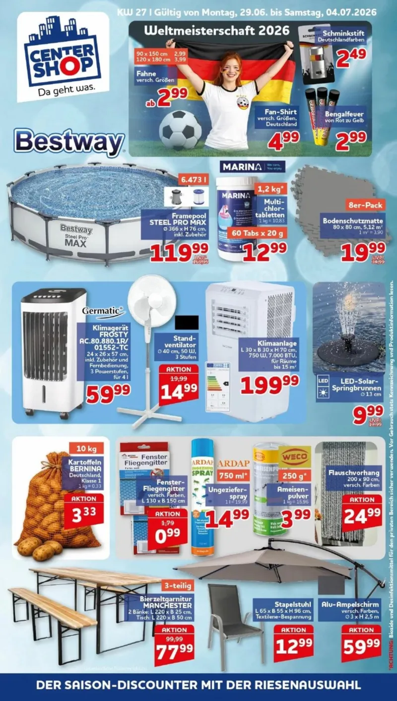 Centershop Prospekt vom 29.06.2026, Seite 1
