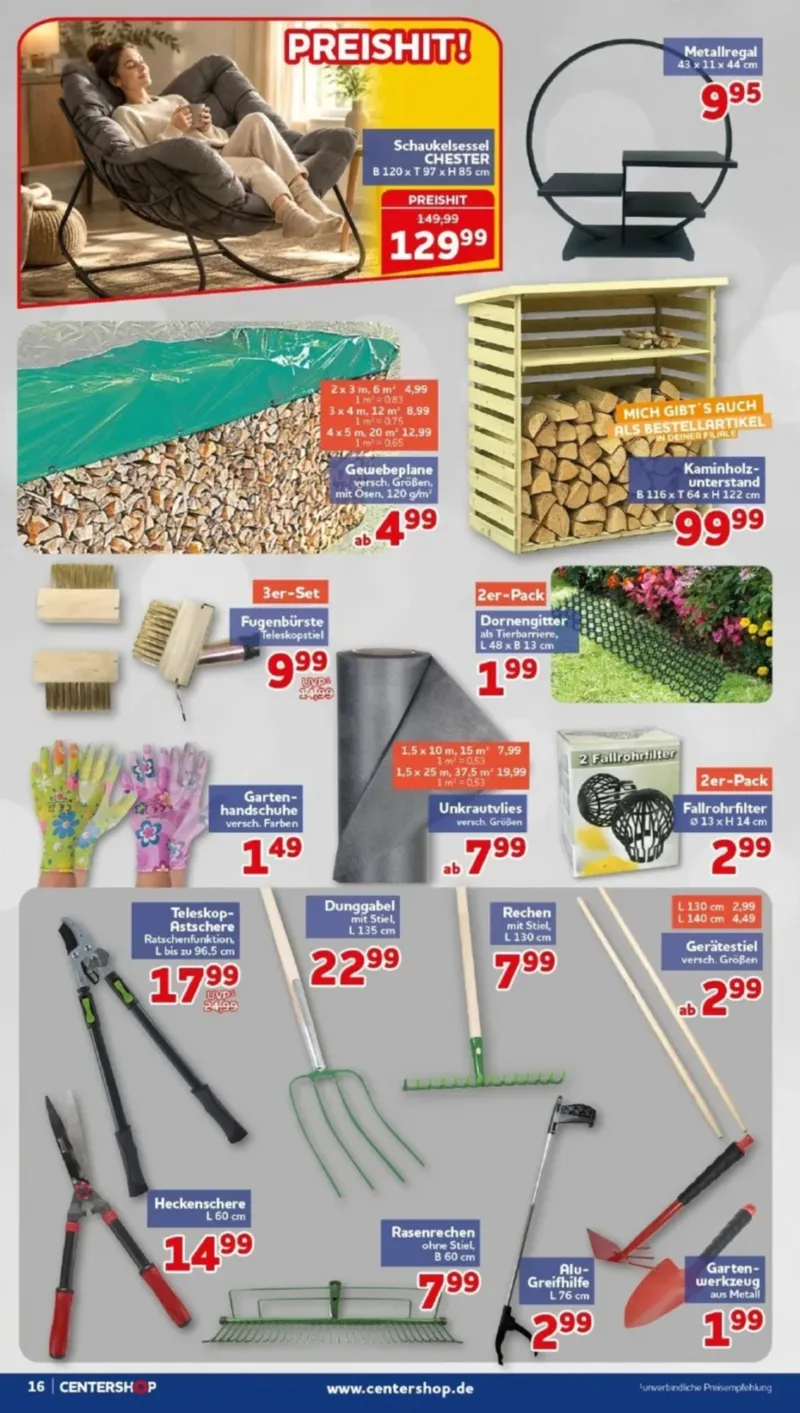 Centershop Prospekt vom 28.09.2026, Seite 16